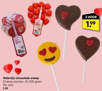 Aanbiedingen Valentijn chocolade snoep - Huismerk - Big Bazar - Geldig van 30/01/2023 tot 12/02/2023 bij Big Bazar