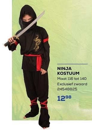 Aanbiedingen Ninja kostuum - Huismerk - Supra Bazar - Geldig van 30/01/2023 tot 24/02/2023 bij Supra Bazar