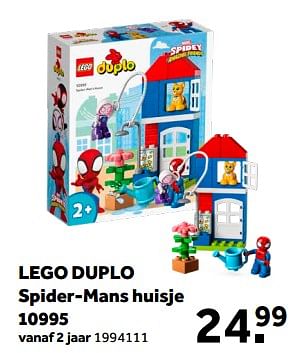 Aanbiedingen Lego duplo spider-mans huisje 10995 - Lego - Geldig van 01/02/2023 tot 28/02/2023 bij Intertoys