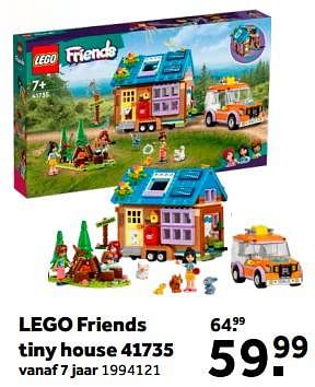 Aanbiedingen Lego friends tiny house 41735 - Lego - Geldig van 01/02/2023 tot 28/02/2023 bij Intertoys