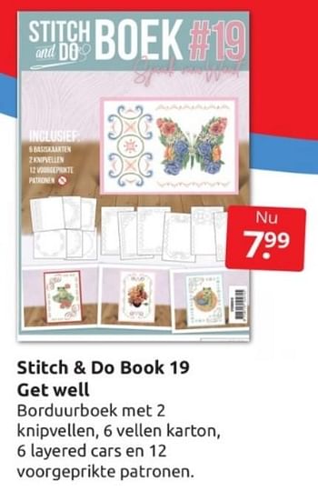 Aanbiedingen Stitch + do book 19 get well - Huismerk - Boekenvoordeel - Geldig van 04/02/2023 tot 12/02/2023 bij Boekenvoordeel