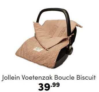 Aanbiedingen Jollein voetenzak boucle biscuit - Jollein - Geldig van 05/02/2023 tot 11/02/2023 bij Baby & Tiener Megastore