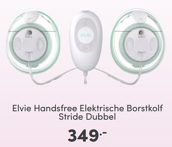 Aanbiedingen Elvie handsfree elektrische borstkolf stride dubbel - Elvie - Geldig van 05/02/2023 tot 11/02/2023 bij Baby & Tiener Megastore