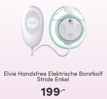 Aanbiedingen Elvie handsfree elektrische borstkolf stride enkel - Elvie - Geldig van 05/02/2023 tot 11/02/2023 bij Baby & Tiener Megastore