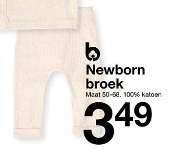 Aanbiedingen Newborn broek - Huismerk - Zeeman  - Geldig van 15/01/2023 tot 30/06/2023 bij Zeeman
