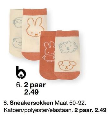 Aanbiedingen Sneakersokken - Huismerk - Zeeman  - Geldig van 15/01/2023 tot 30/06/2023 bij Zeeman