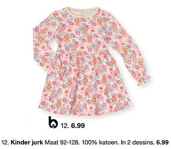 Aanbiedingen Kinder jurk - Huismerk - Zeeman  - Geldig van 15/01/2023 tot 30/06/2023 bij Zeeman