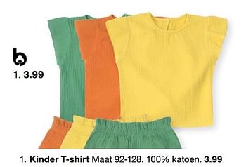 Aanbiedingen Kinder t-shirt - Huismerk - Zeeman  - Geldig van 15/01/2023 tot 30/06/2023 bij Zeeman