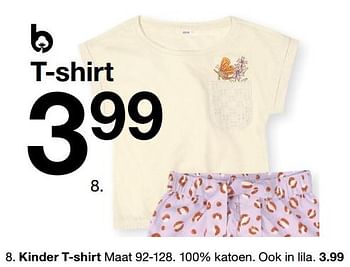 Aanbiedingen Kinder t-shirt - Huismerk - Zeeman  - Geldig van 15/01/2023 tot 30/06/2023 bij Zeeman