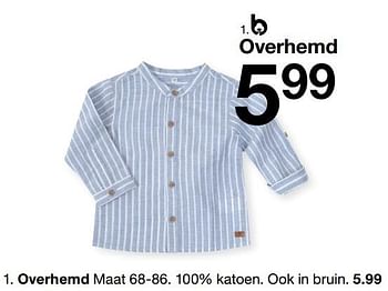 Aanbiedingen Overhemd - Huismerk - Zeeman  - Geldig van 15/01/2023 tot 30/06/2023 bij Zeeman