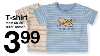Aanbiedingen T-shirt - Huismerk - Zeeman  - Geldig van 15/01/2023 tot 30/06/2023 bij Zeeman
