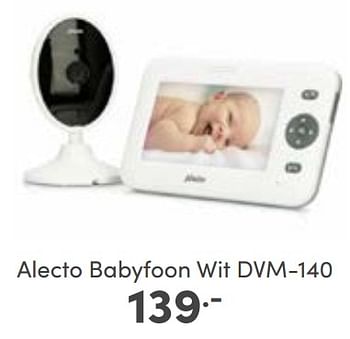 Aanbiedingen Alecto babyfoon wit dvm-140 - Alecto - Geldig van 12/02/2023 tot 18/02/2023 bij Baby & Tiener Megastore
