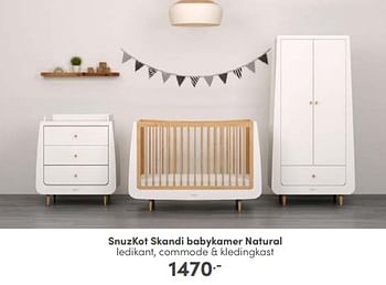 Aanbiedingen Snuzkot skandi babykamer natural - SNÃœZ - Geldig van 12/02/2023 tot 18/02/2023 bij Baby & Tiener Megastore