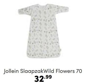 Aanbiedingen Jollein slaapzakwild flowers - Jollein - Geldig van 12/02/2023 tot 18/02/2023 bij Baby & Tiener Megastore