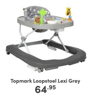 Aanbiedingen Topmark loopstoel lexi grey - Topmark - Geldig van 12/02/2023 tot 18/02/2023 bij Baby & Tiener Megastore