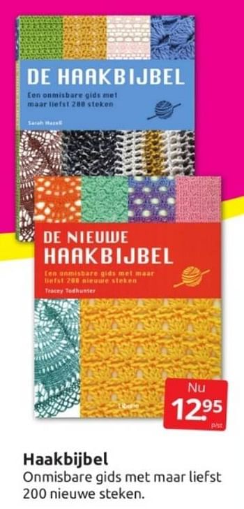 Aanbiedingen Haakbijbel - Huismerk - Boekenvoordeel - Geldig van 11/02/2023 tot 05/03/2023 bij Boekenvoordeel