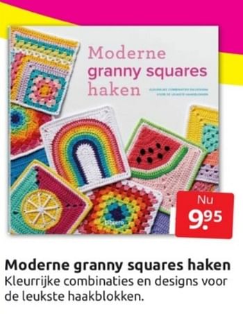 Aanbiedingen Moderne granny squares haken - Huismerk - Boekenvoordeel - Geldig van 11/02/2023 tot 05/03/2023 bij Boekenvoordeel