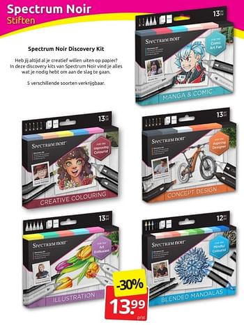 Aanbiedingen Spectrum noir discovery kit - Spectrum Noir - Geldig van 11/02/2023 tot 05/03/2023 bij Boekenvoordeel