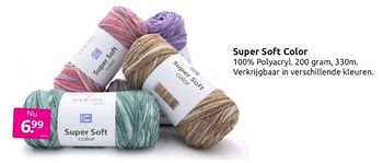 Aanbiedingen Super soft color - Huismerk - Boekenvoordeel - Geldig van 11/02/2023 tot 05/03/2023 bij Boekenvoordeel