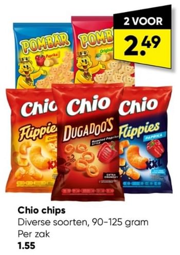 Aanbiedingen Chio chips - Chio - Geldig van 13/02/2023 tot 26/02/2023 bij Big Bazar