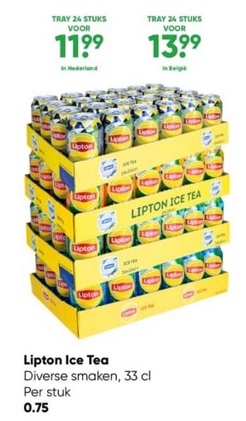 Aanbiedingen Lipton ice tea - Lipton - Geldig van 13/02/2023 tot 26/02/2023 bij Big Bazar