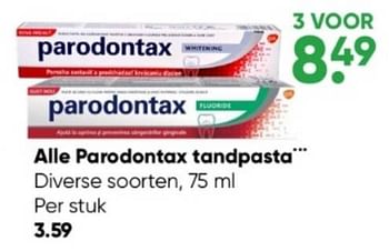 Aanbiedingen Paradontax tandpasta - Paradontax - Geldig van 13/02/2023 tot 26/02/2023 bij Big Bazar