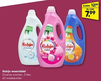 Aanbiedingen Robijn wasmiddel - Robijn - Geldig van 13/02/2023 tot 26/02/2023 bij Big Bazar