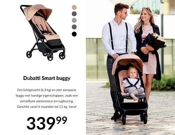 Aanbiedingen Dubatti smart buggy - Dubatti  - Geldig van 07/02/2023 tot 20/02/2023 bij Babypark