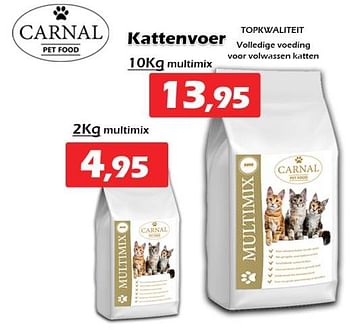 Aanbiedingen Kattenvoer - Carnal - Geldig van 02/02/2023 tot 26/02/2023 bij Itek
