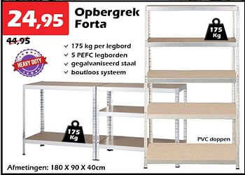 Aanbiedingen Opbergrek forta - Huismerk - Itek - Geldig van 02/02/2023 tot 26/02/2023 bij Itek