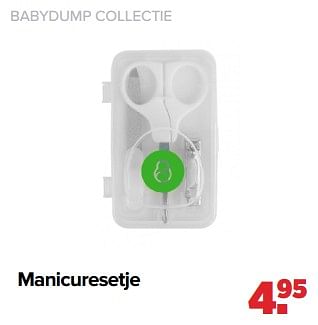 Aanbiedingen Babydump collectie manicuresetje - Huismerk - Baby-Dump - Geldig van 06/02/2023 tot 04/03/2023 bij Baby-Dump