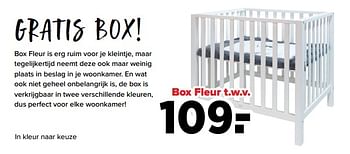 Aanbiedingen Box fleur t.w.v. - Huismerk - Baby-Dump - Geldig van 06/02/2023 tot 04/03/2023 bij Baby-Dump