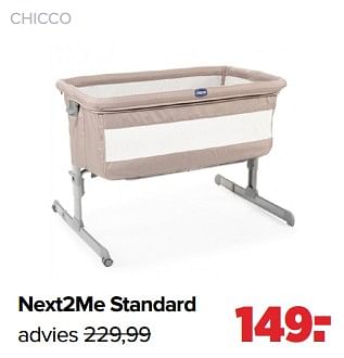 Aanbiedingen Chicco next2me standard - Chicco - Geldig van 06/02/2023 tot 04/03/2023 bij Baby-Dump