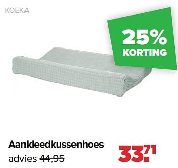 Aanbiedingen Koeka aankleedkussenhoes - Koeka - Geldig van 06/02/2023 tot 04/03/2023 bij Baby-Dump