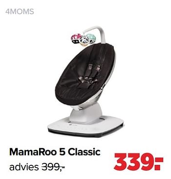 Aanbiedingen 4moms mamaroo 5 classic - 4Moms - Geldig van 06/02/2023 tot 04/03/2023 bij Baby-Dump
