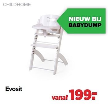 Aanbiedingen Childhome evosit - Childhome - Geldig van 06/02/2023 tot 04/03/2023 bij Baby-Dump