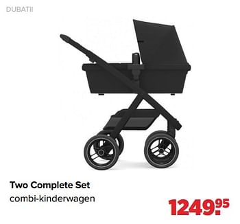 Aanbiedingen Dubatii two complete set combi-kinderwagen - Dubatti  - Geldig van 06/02/2023 tot 04/03/2023 bij Baby-Dump