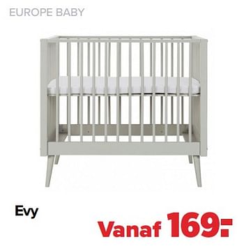 Aanbiedingen Europe baby evy - Europe baby - Geldig van 06/02/2023 tot 04/03/2023 bij Baby-Dump