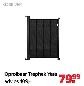 Aanbiedingen Kidsriver oprolbaar traphek yara - Kidsriver - Geldig van 06/02/2023 tot 04/03/2023 bij Baby-Dump