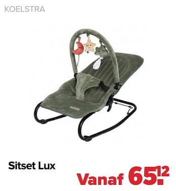 Aanbiedingen Koelstra sitset lux - Koelstra - Geldig van 06/02/2023 tot 04/03/2023 bij Baby-Dump