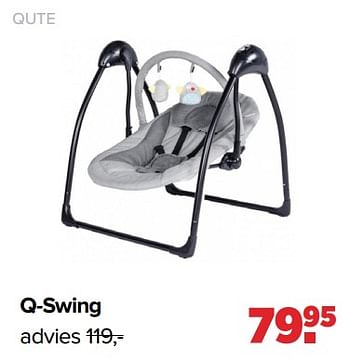 Aanbiedingen Qute q-swing - Qute  - Geldig van 06/02/2023 tot 04/03/2023 bij Baby-Dump