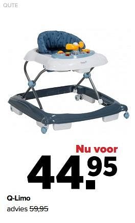 Aanbiedingen Q-limo - Qute  - Geldig van 06/02/2023 tot 04/03/2023 bij Baby-Dump