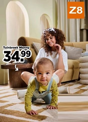Aanbiedingen Tuinbroek manny - Z8 - Geldig van 06/02/2023 tot 04/03/2023 bij Baby-Dump