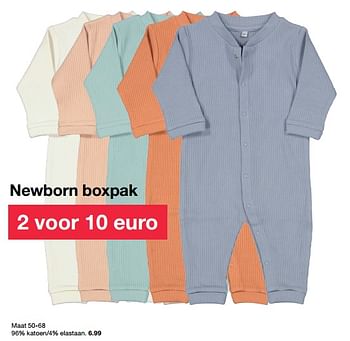 Aanbiedingen Newborn boxpak - Huismerk - Zeeman  - Geldig van 18/02/2023 tot 24/02/2023 bij Zeeman