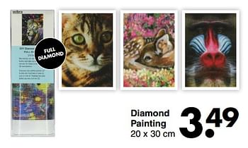 Aanbiedingen Diamond painting - Huismerk - Wibra - Geldig van 13/02/2023 tot 26/02/2023 bij Wibra