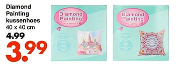 Aanbiedingen Diamond painting kussenhoes - Huismerk - Wibra - Geldig van 13/02/2023 tot 26/02/2023 bij Wibra