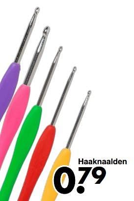 Aanbiedingen Haaknaalden - Huismerk - Wibra - Geldig van 13/02/2023 tot 26/02/2023 bij Wibra