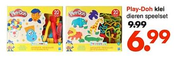 Aanbiedingen Play-doh klei dieren speelset - Play-Doh - Geldig van 13/02/2023 tot 26/02/2023 bij Wibra