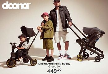 Aanbiedingen Doona autostoel - buggy - Doona - Geldig van 19/02/2023 tot 25/02/2023 bij Baby & Tiener Megastore