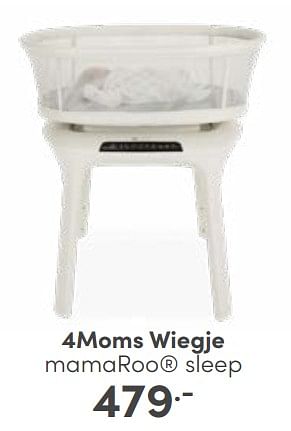 Aanbiedingen 4moms wiegje mamaroo sleep - 4Moms - Geldig van 19/02/2023 tot 25/02/2023 bij Baby & Tiener Megastore